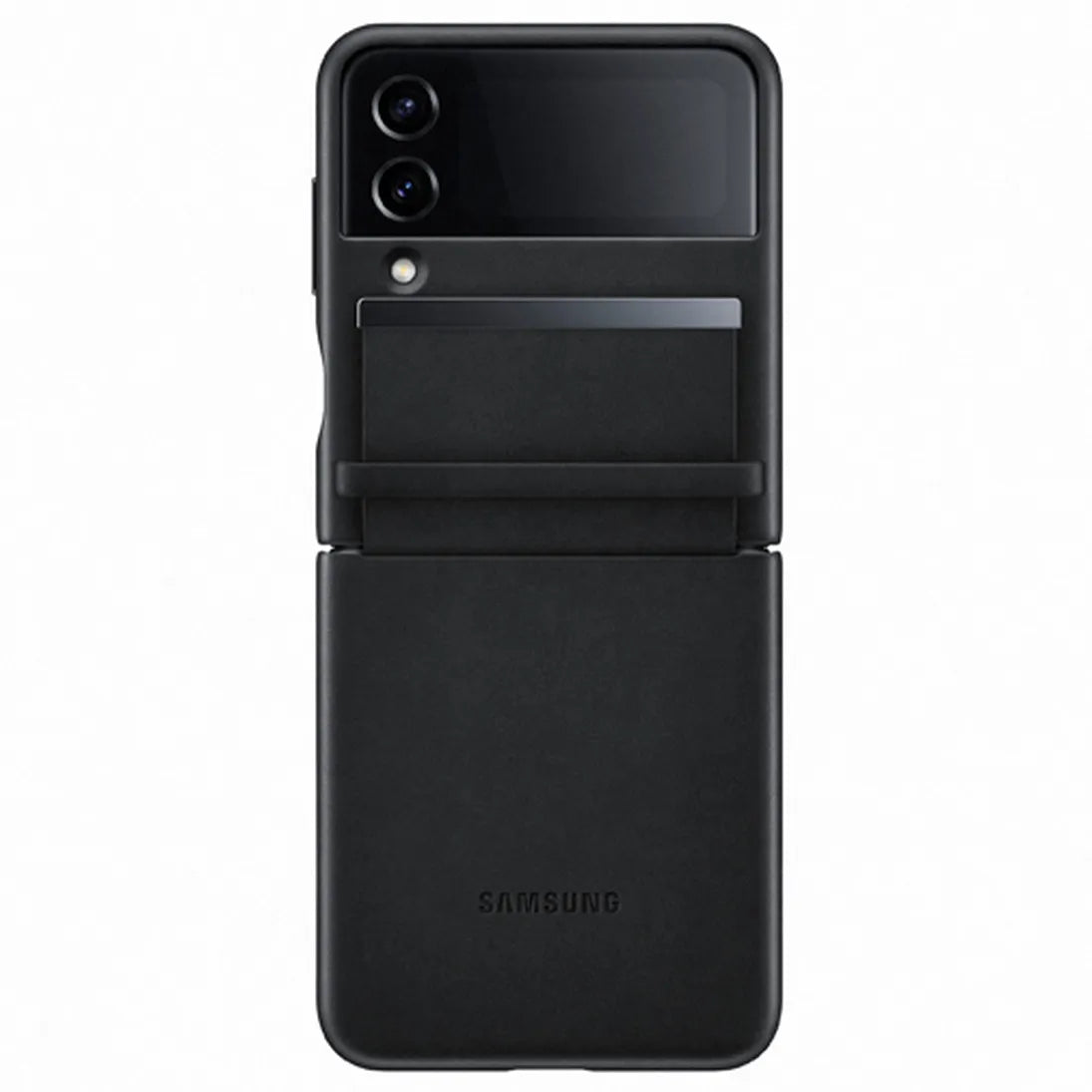 Samsung Leren Back Cover Nero Samsung Galaxy Z Flip 4