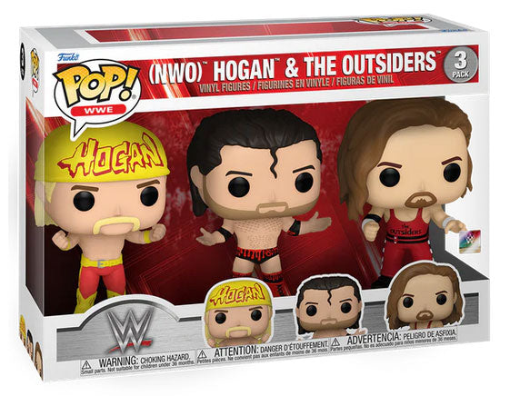 FUNKO POPS WWE (Nwo) Hogan & The Outsiders 3 Pack