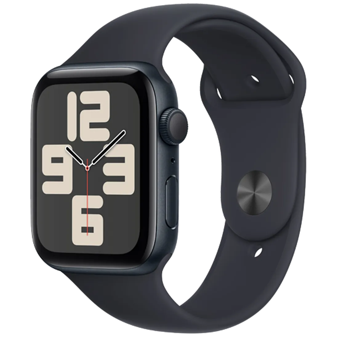 Apple Watch SE 2023 44mm Nero (Cinturino Silicone Nero S/M)